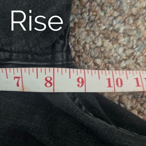 Free People Women’s Distressed Raw Hem Black Ankle Skinny Jeans Size 27 - Picture 6 of 7